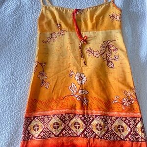 Cute Tropical Dress | Size M, fits Small